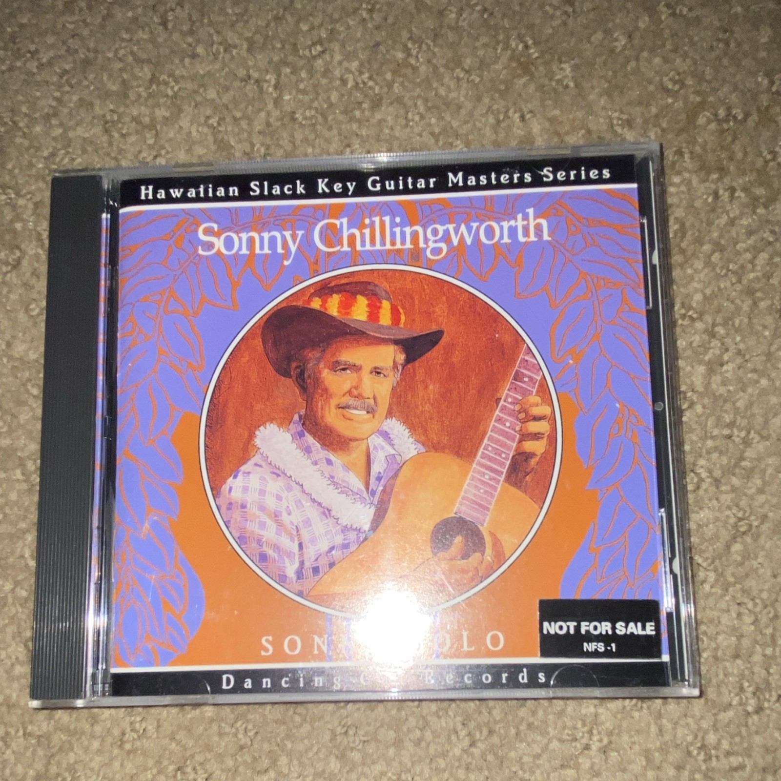 Hawaiian Slack Key by Sonny Chillingworth (CD, 2000) NOT FOR RESALE