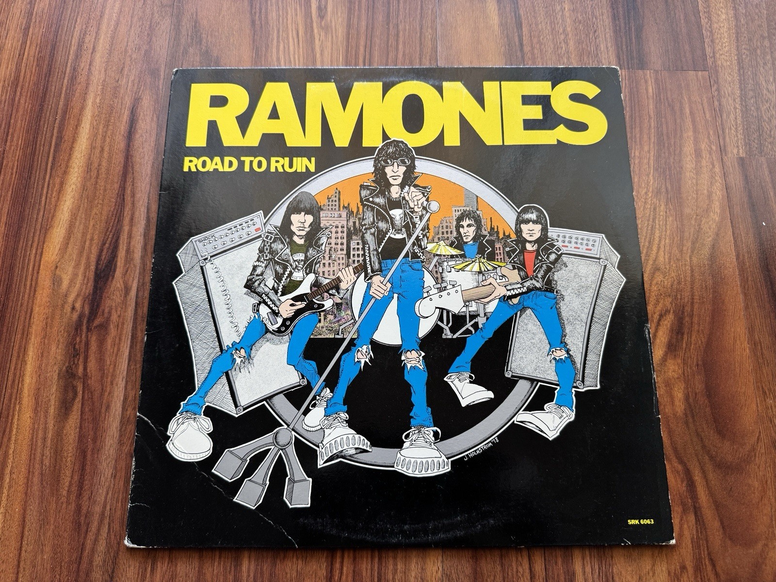 Ramones Road To Ruin Vinyl LP 1978 Original US 1st Press Punk SRK 6063 