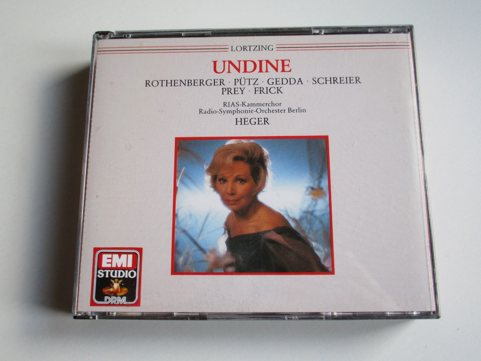 UNDINE Albert Lortzing 2 CD SET Opera ROTHENBERGER Putz GEDDA - Robert Hegger