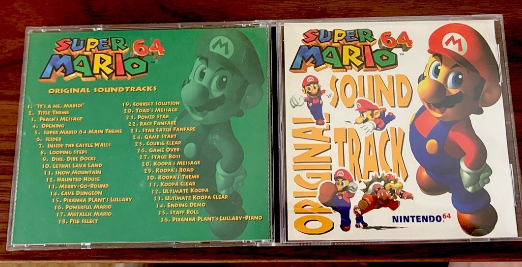 SUPER MARIO 64 Original Soundtrack Nintendo 64 (Case Only, No CD)