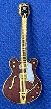 Gretsch Guitar Country Music Vintage 1986 Lapel Hat Pin Collectible picture