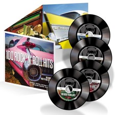Various Artists - 100 Rock & Roll Hits 4 CD Set - NEW picture