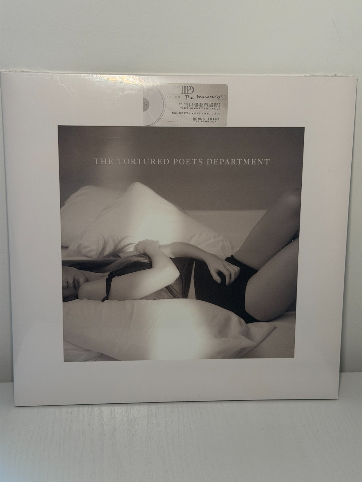 Taylor Swift The Tortured Poets Department Vinyl Signed Heart Insert NEW TTPD