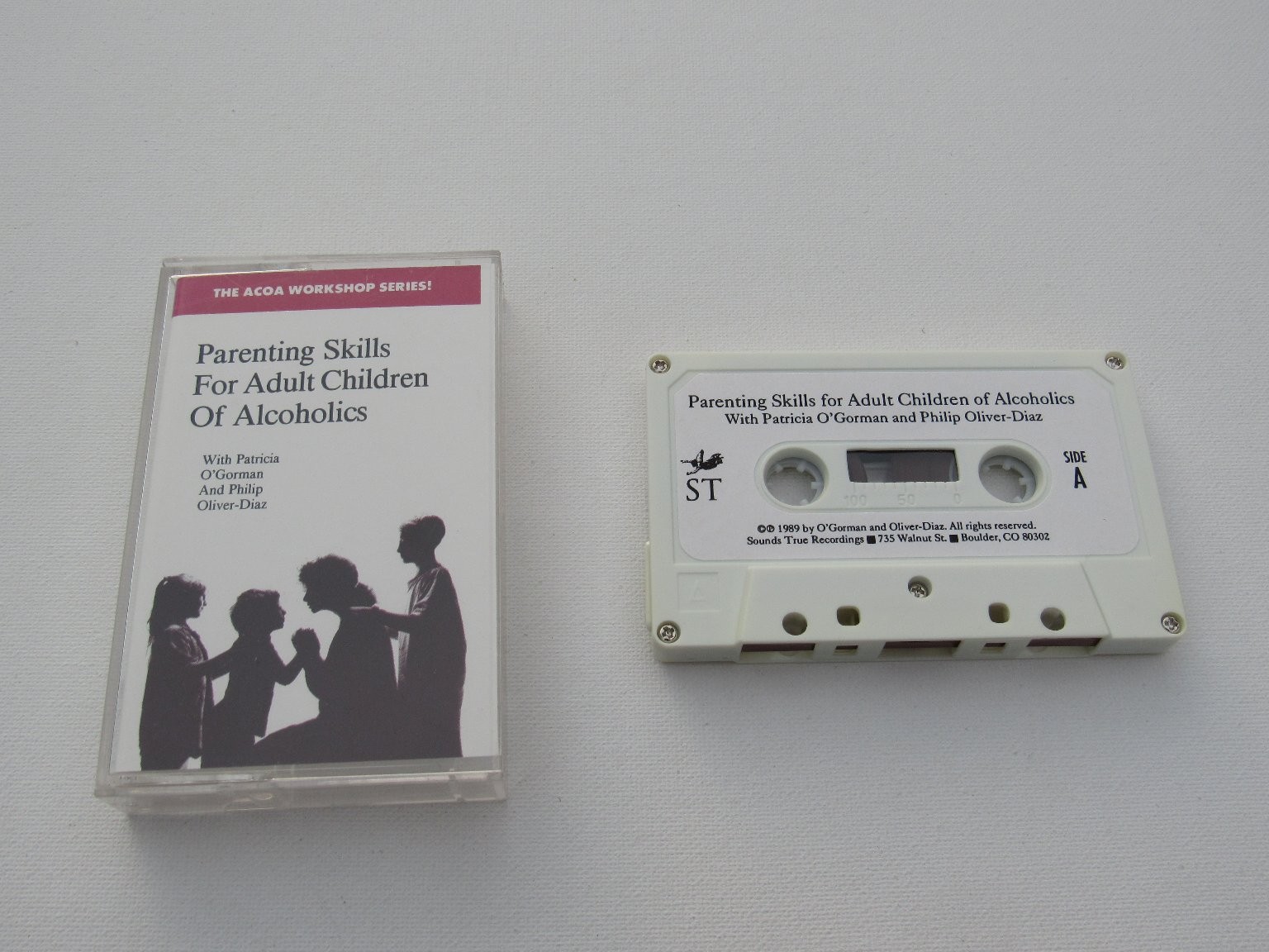 Patricia O'Gorman Philip Oliver-Diaz Parenting Skills Cassette 1989 Sounds True