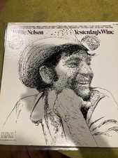 Willie Nelson – Yesterday's Wine LP Record 1980 Press picture