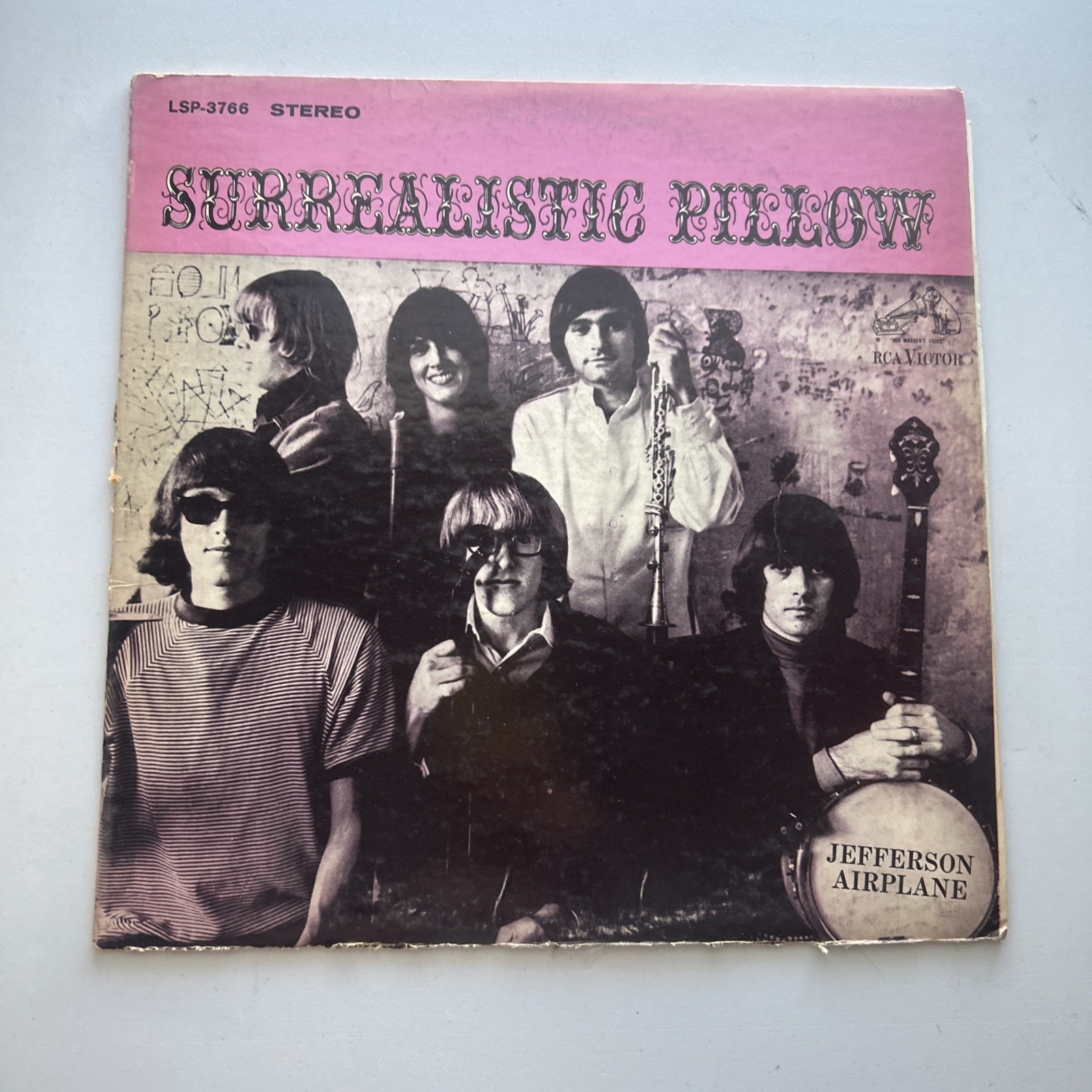 Jefferson Airplane - Surrealistic Pillow Vintage Vinyl LP RCA Rockaway Press