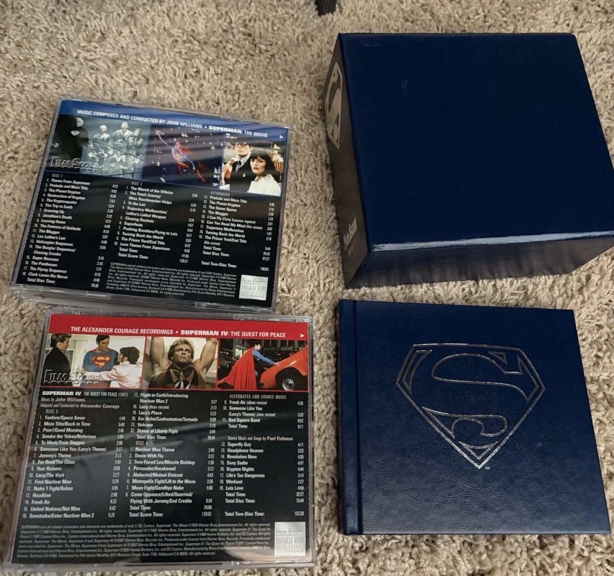 John Williams SUPERMAN: The Music -Soundtrack 8 CD FSM Box 02 Film Score Monthly