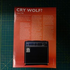 21x30cm magazine review 1990 AMPEG VT60 , 2 sides picture