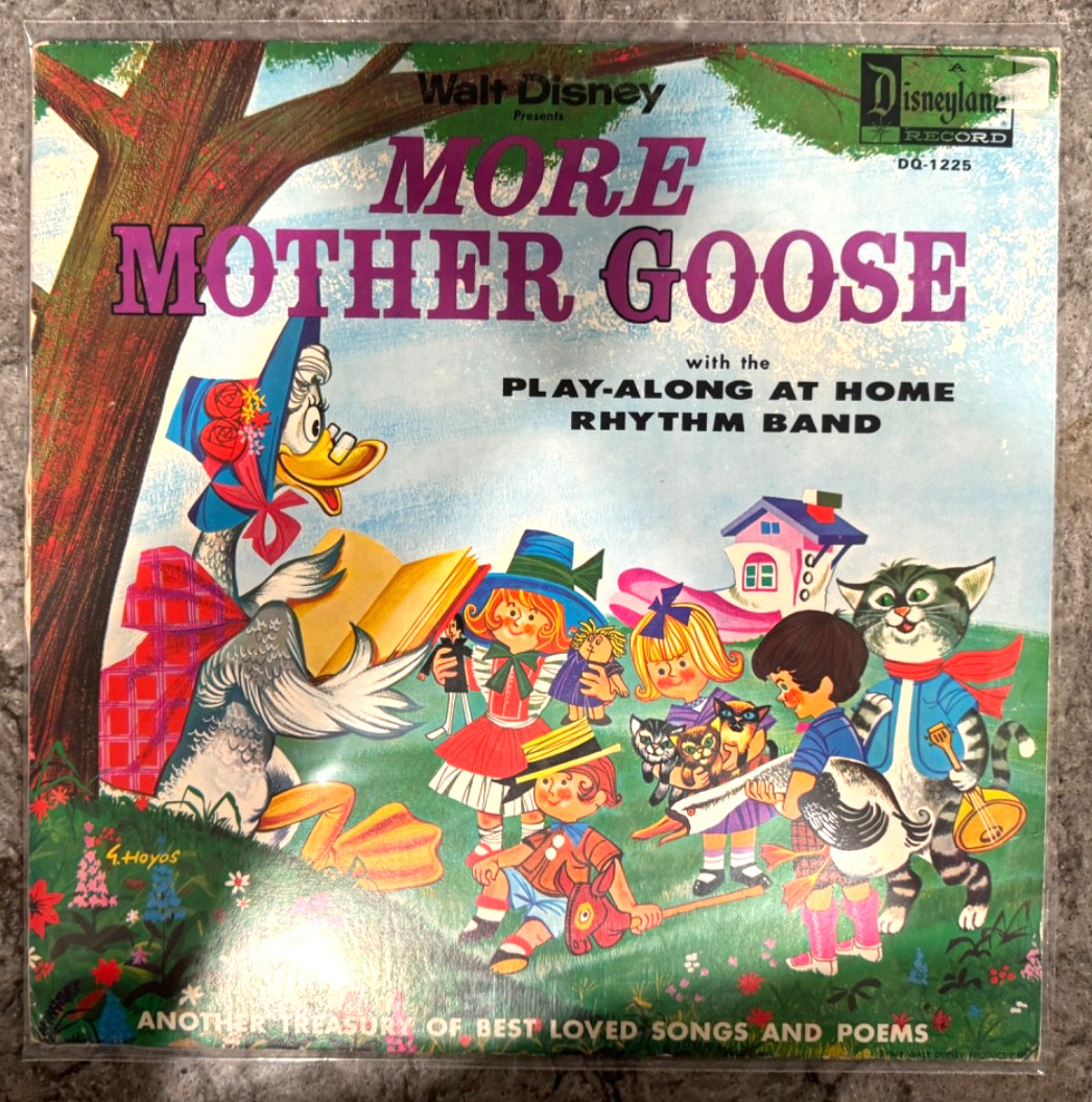 Vintage Vinyl Walt Disney\'s MORE MOTHER GOOSE Disneyland 1962 MG1