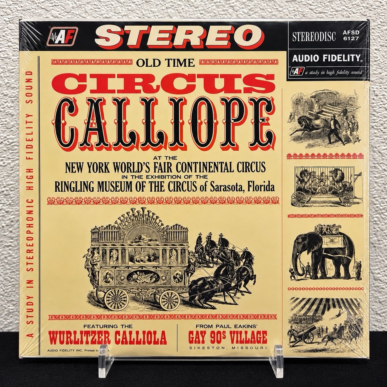 PAUL EAKINS Old Time Circus Calliope Vinyl 1964 AFSD 6127 SEALED Stereo