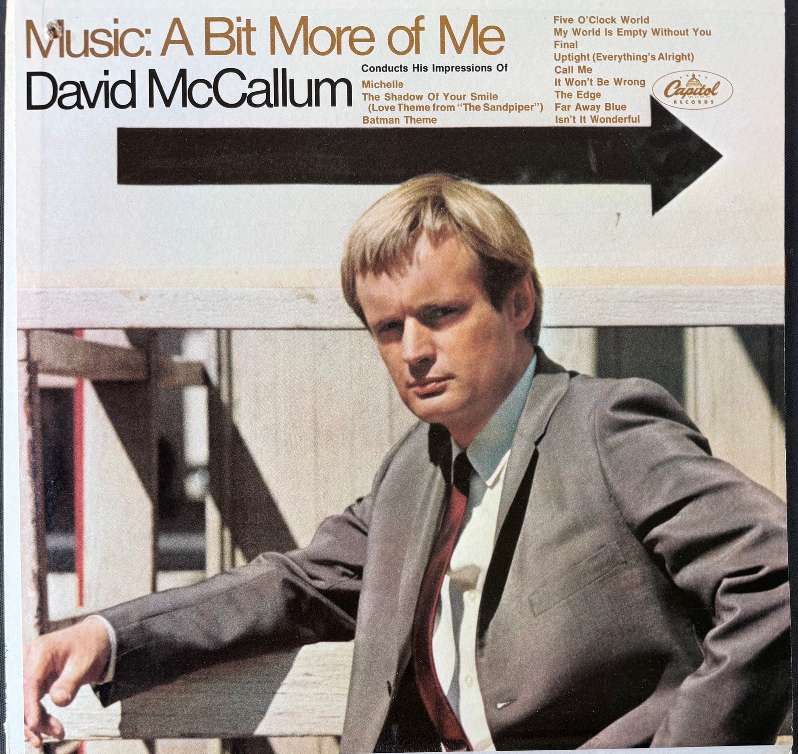 MUSIC:  A BIT MORE OF ME David McCallum conducts T 2498 Near Mint