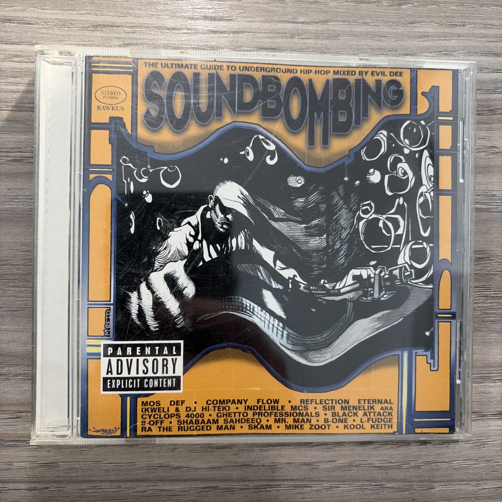Soundbombing: The Ultimate Guide To Hip Hop Mixed By Evil Dee CD 1997 OOP CD216