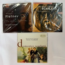 Lot 3 SCARLATTI Classical Music CD Albums 4 MINT DISCS No Cases picture