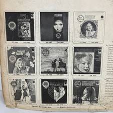 ⚠️Vinyl Poster Cover Only⚠️ VINTAGE CUSTOM RECORDS POSTER INSERT LP JACKET FLYER picture