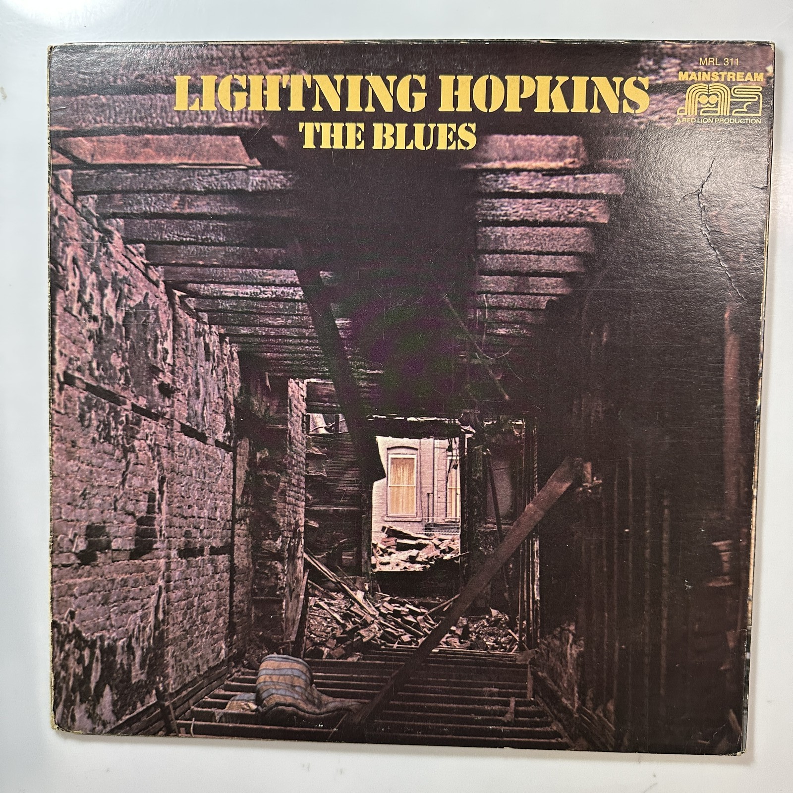 The Blues LP Vinyl Record Lightnin\' Hopkins Mainstream MRL 311