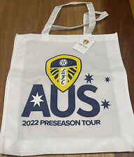 Leeds United FC 2022 Tour Tote Bag  Shopping Melbourne Australia BNWT FREE POST picture
