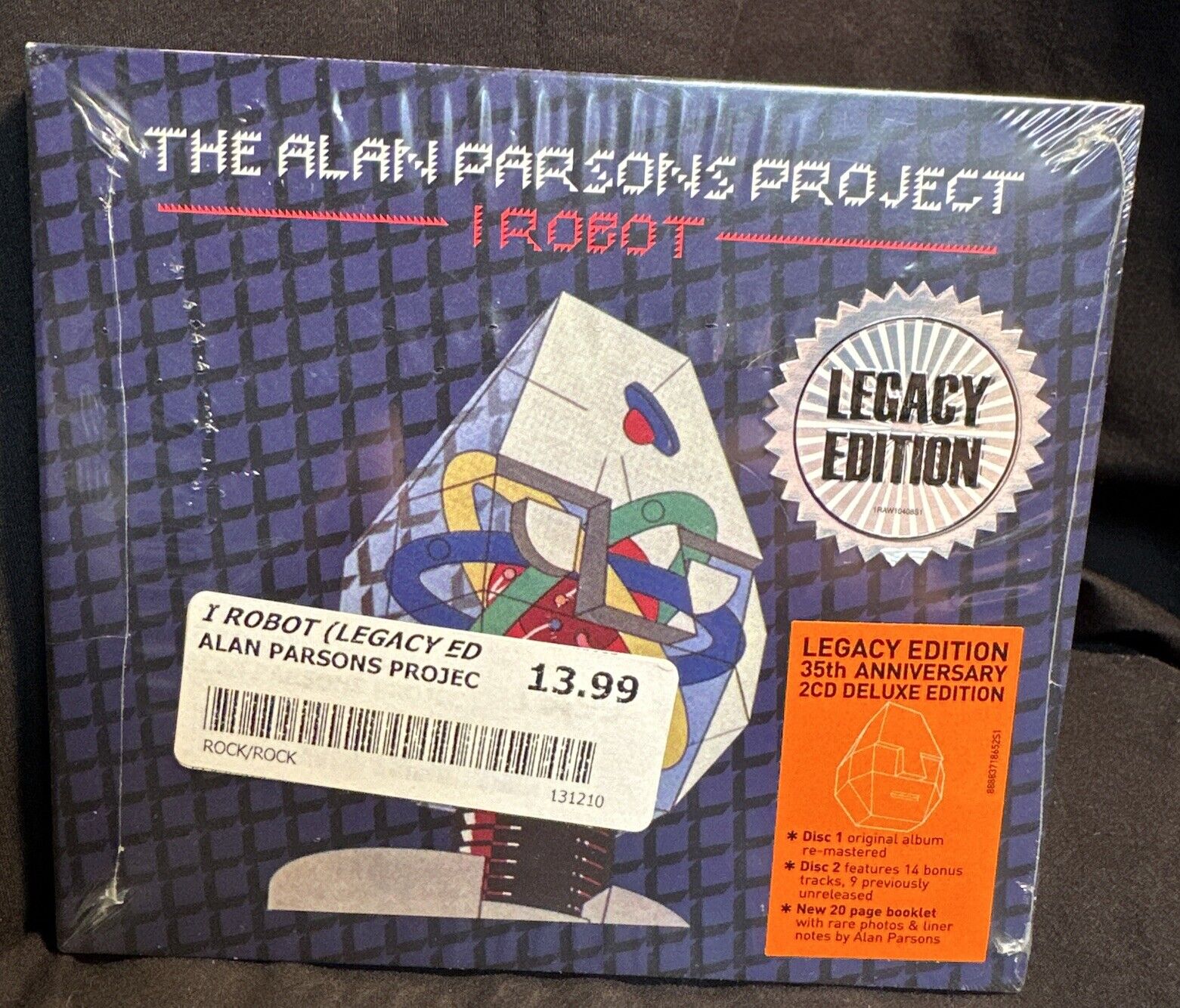 THE ALAN PARSONS PROJECT - I ROBOT (LEGACY EDITION) 2 CD POP
