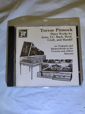Trevor Pinnock Harpsichord Music CD - Arne, Bach, Byrd, Croft, Handel - CRD MHS picture