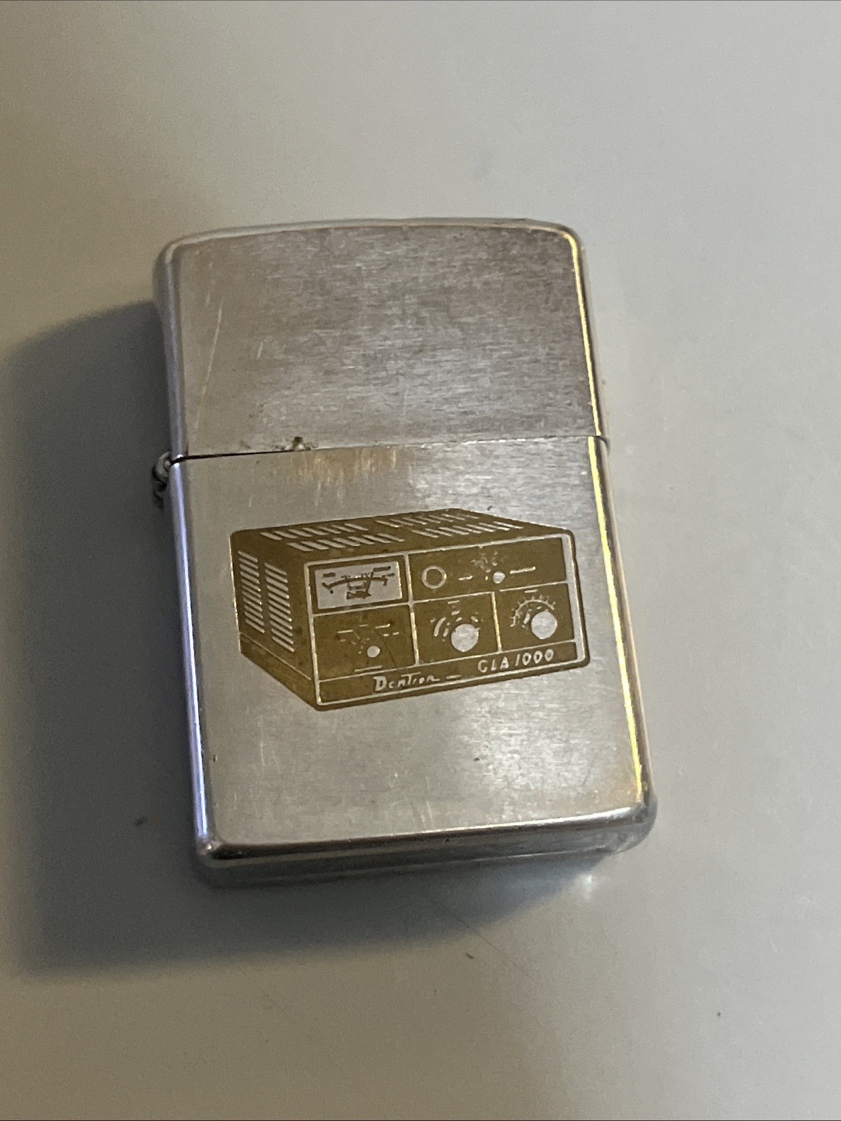 Vintage Zippo Denton CIA-1000 Stereo Amplifier Zippo Lighter Extremely Rare