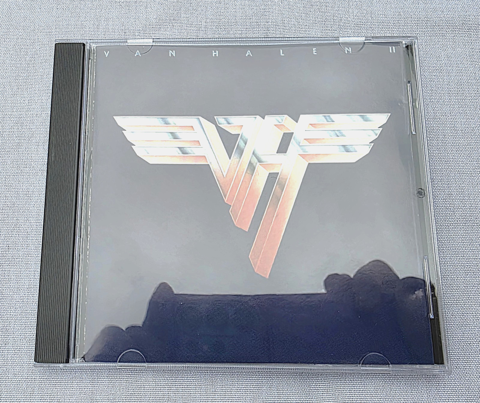 VAN HALEN II Original 1987 1st Edition Early Press w/2-Page Fold-Open Cover CD