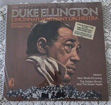 SEALED 1970 Duke Ellington Cincinnati Symphony Vinyl LP + Bonus 7