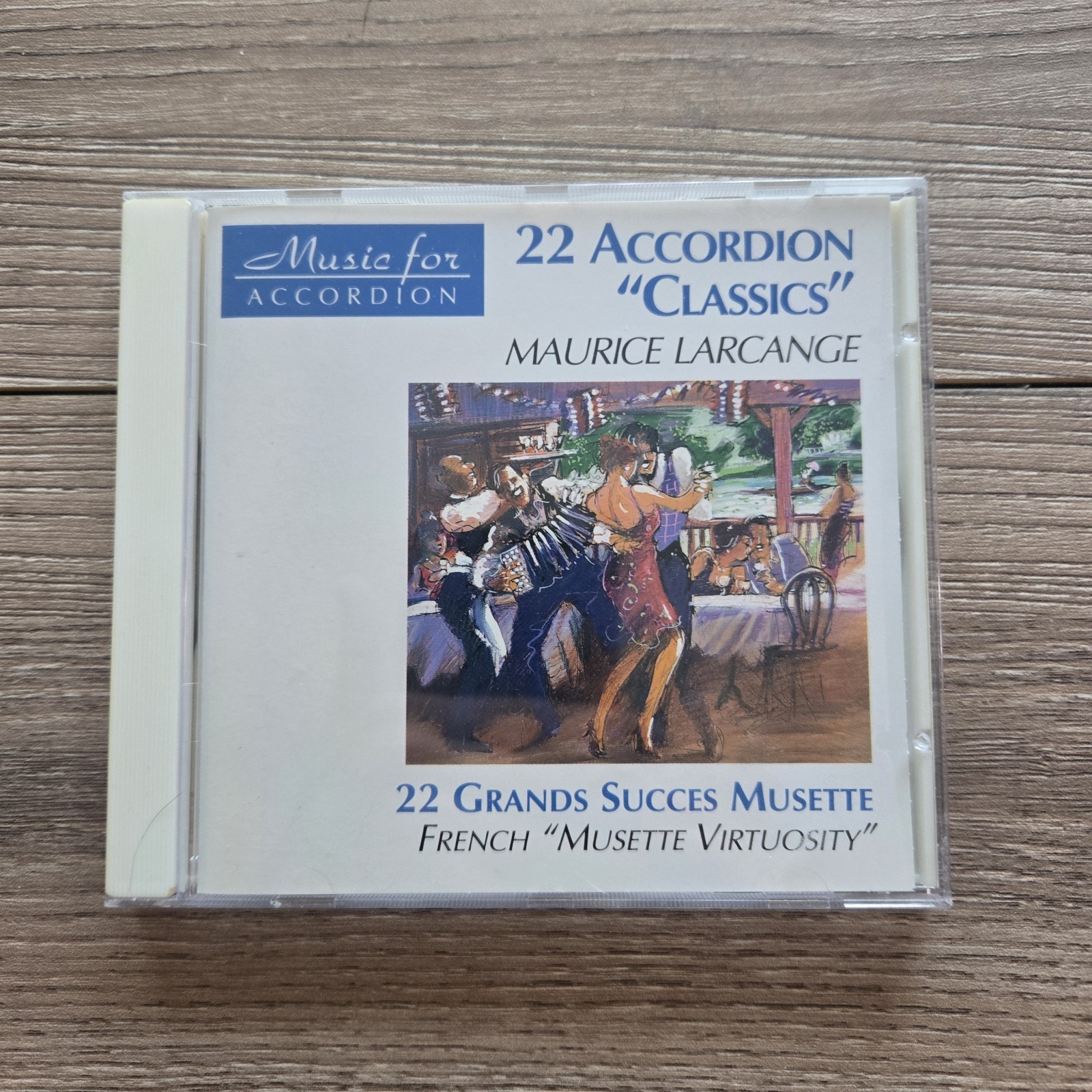 Maurice Larcange : 22 Accordion Classics (CD EPM 1988) French Musette Folk