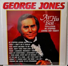 George Jones – At His Best SEALED  Vinyl, LP, Compilation 1990 Country Folk picture