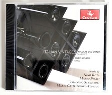 ITALIAN VINTAGES CD Nicholas DelGraza Chris Lysacek Centaur 2006 NEW SEALED picture