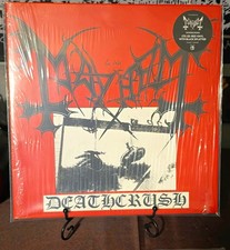 Mayhem Deathcrush Red/Black Splatter Colored Vinyl 12