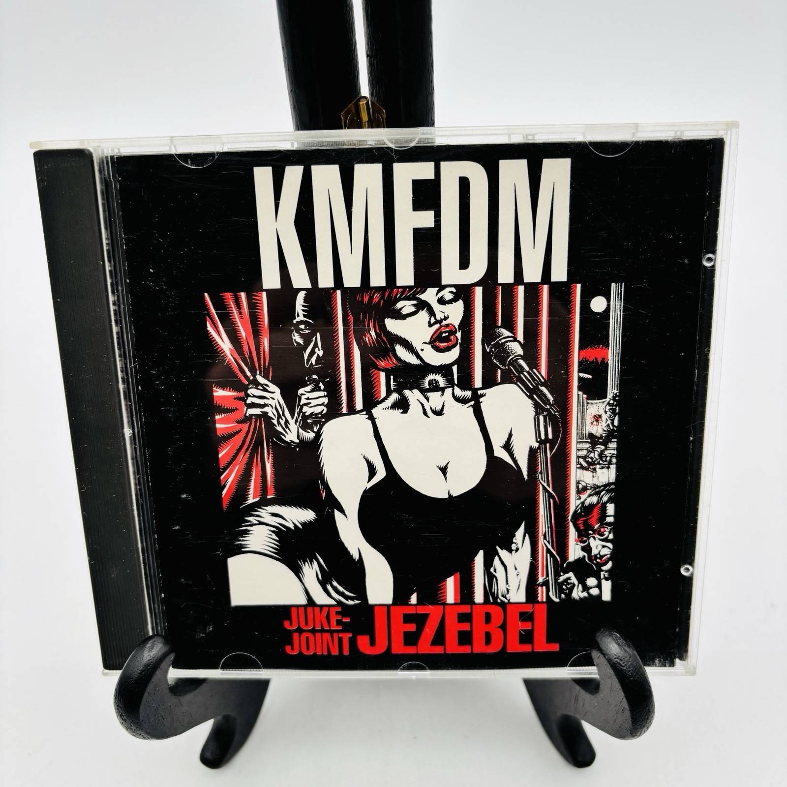 KMFDM Juke Joint Jezebel CD  Tested Works VG Condition Wax Trax Records