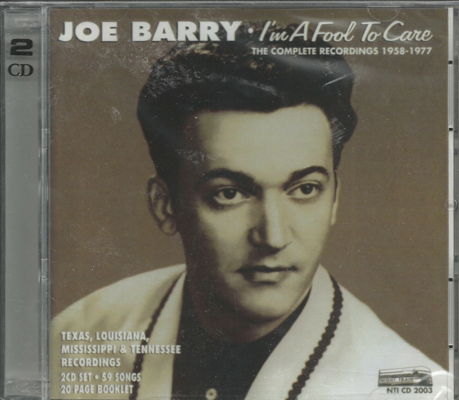 JOE BARRY - I'M A FOOL TO CARE: COMPLETE RECORDINGS - CD - BRAND NEW