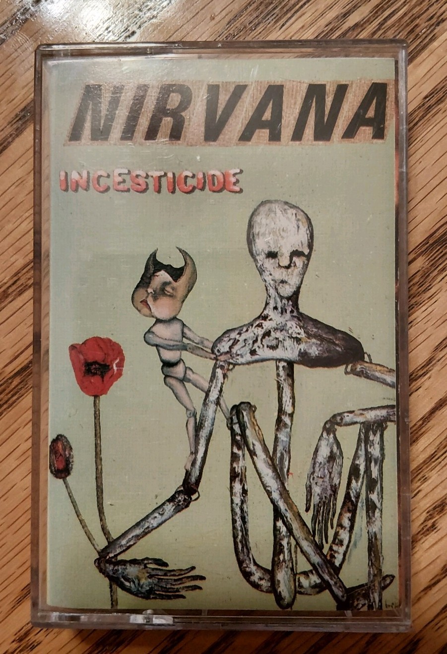 Nirvana - Incesticide - Cassette Tape - Kurt Cobain