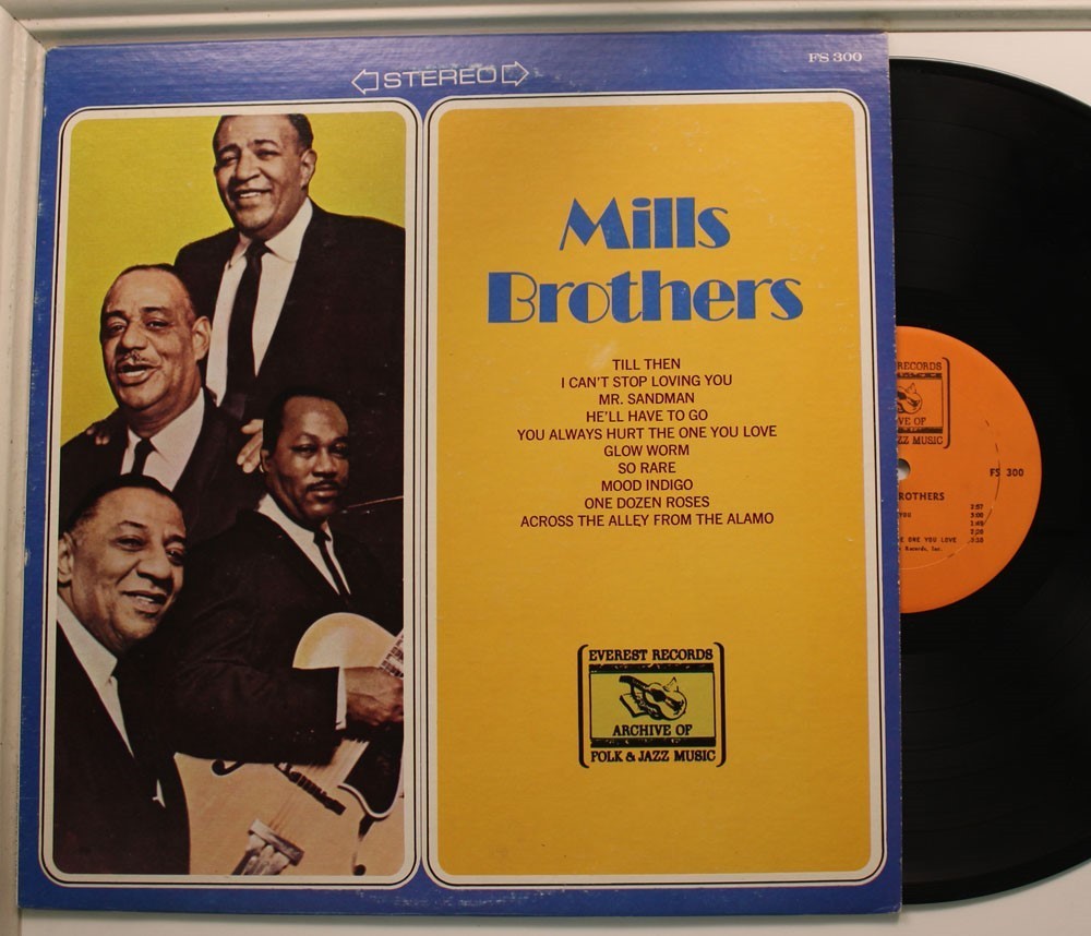 Mills Brothers Lp Self - Titled On Everest - Vg++/ Vg+ To Vg++