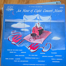Royale An Hour of Light Concert Music - Royale Concert Orchestra Vinyl LP 1233 picture