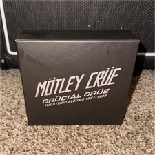 Mötley Crüe Crucial Crue: The Studio Albums 1981-1989 5CD Box Set BMG picture
