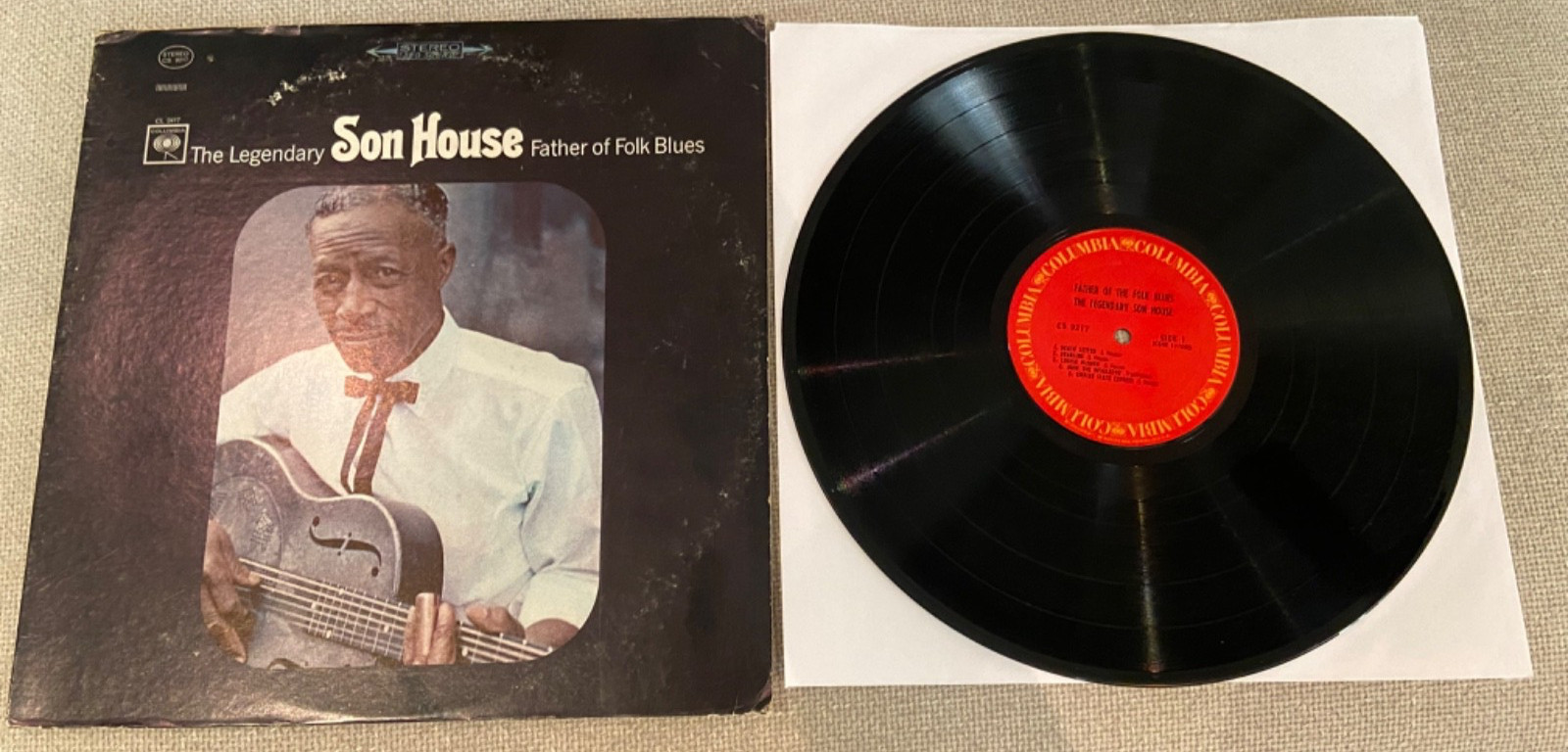 Son House Father of Folk Blues Vinyl LP Columbia CS 9217  1970s VG Tested