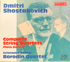 Dmitri Shostakovich: Complete String Quartets CD 6 Disc Set Melodiya BMG Richter picture