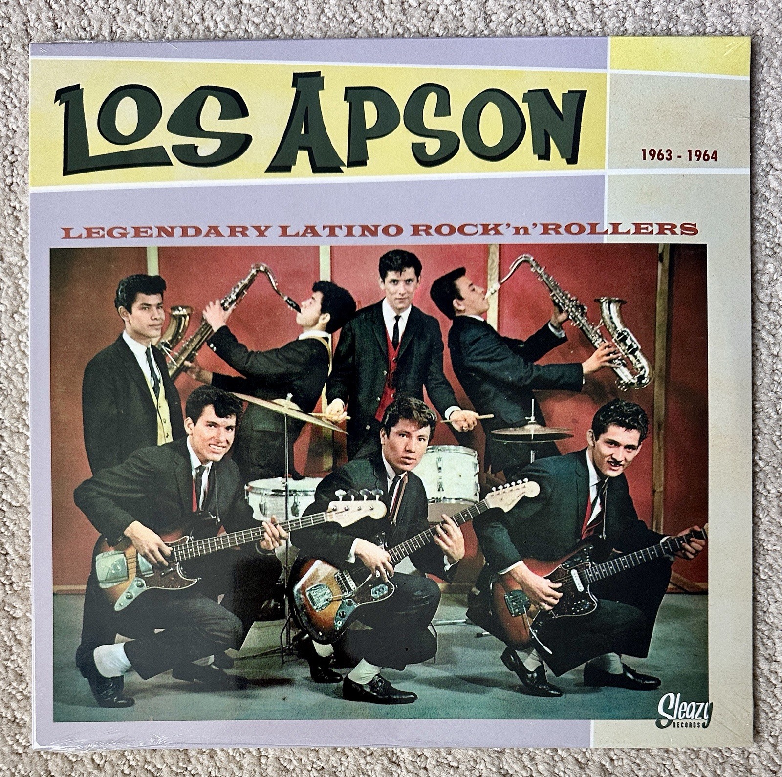 Los Apson 1963-1964 10” Vinyl LP 2025 Sleazy Records Spanish Pressing NEW SEALED