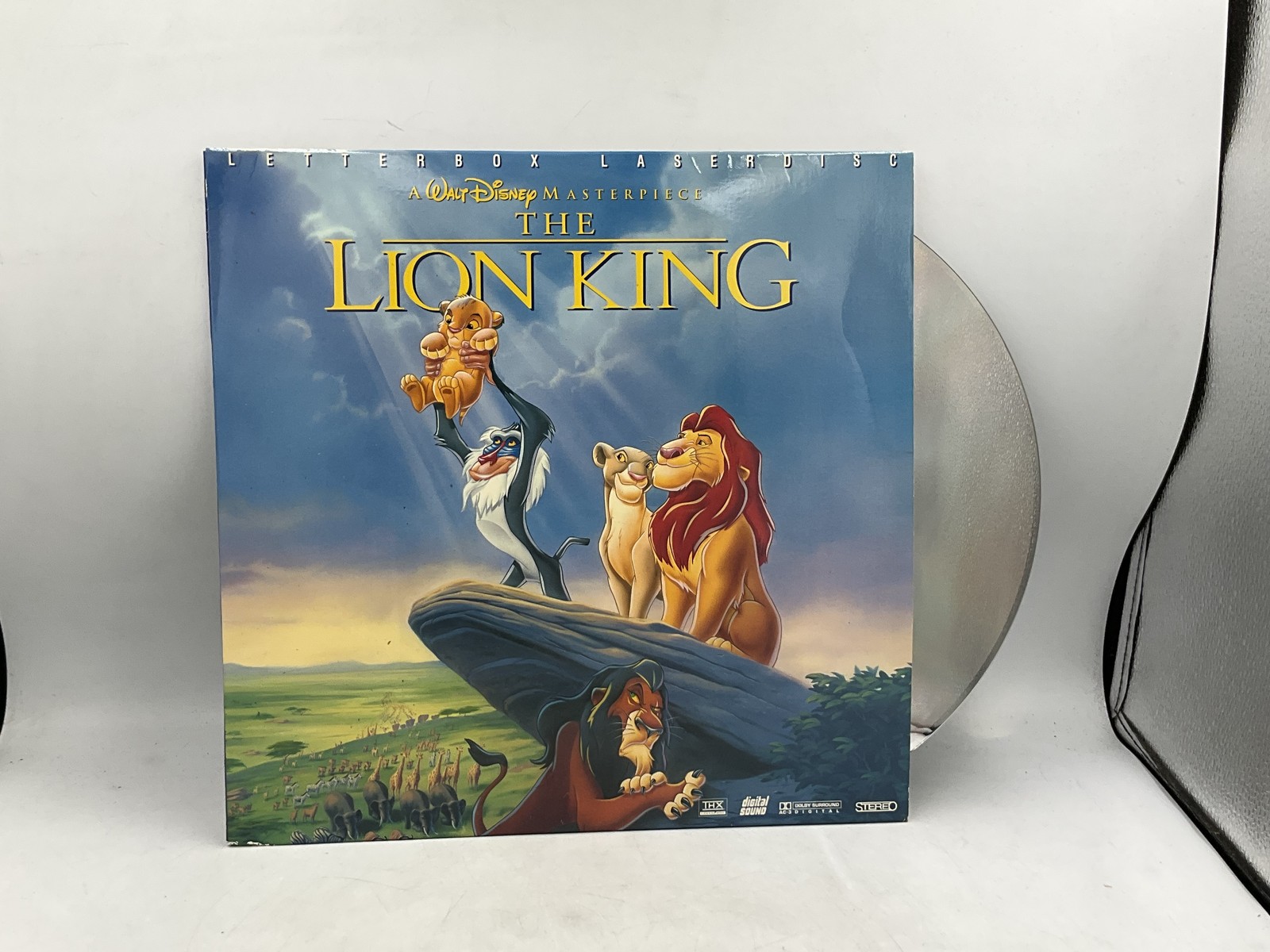 Vintage Walt Disney The Lion King 12in Silver Vinyl LP OM 1994 Soundtrack