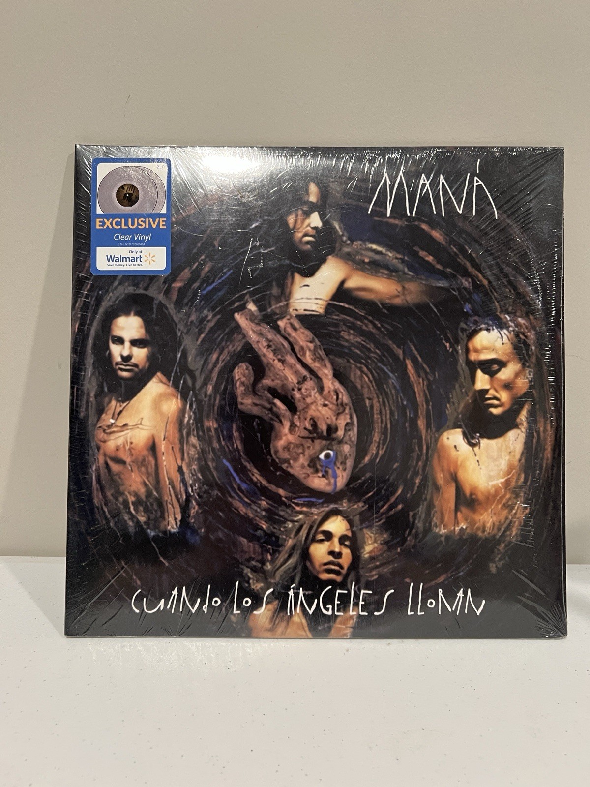 Maná Cuando Los Ángeles Lloran Vinyl 2LP Walmart Ltd Clear Record SEALED New 