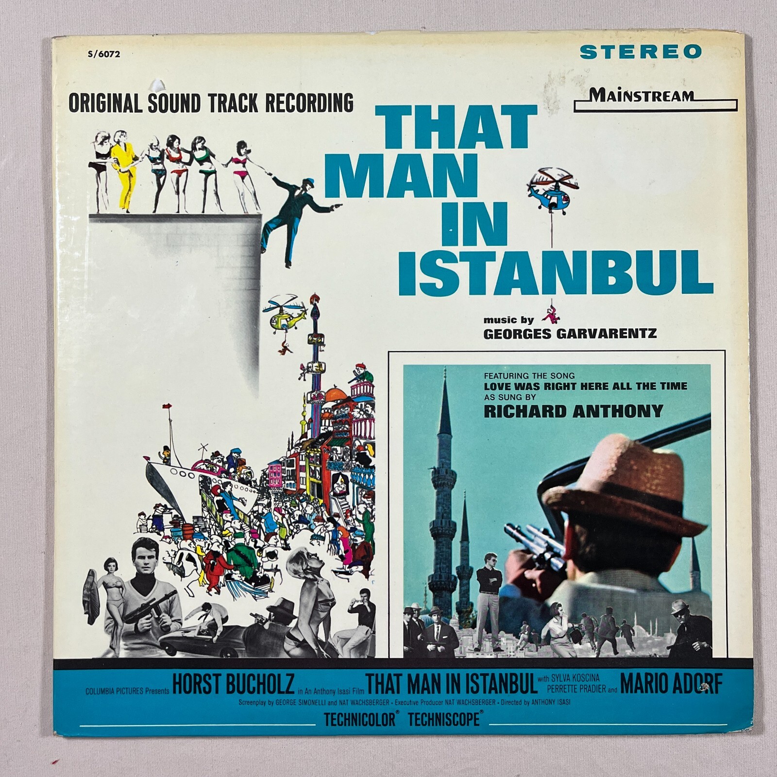 GEORGES GARVARENTZ That Man In Istanbul (Soundtrack) 1965 Vinyl LP S/6072 - VG+