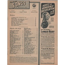 Popular Hit Songs Magazine August 1947 Vol 2 No 5 Kate Smith Guy Lombardo Lyrics picture