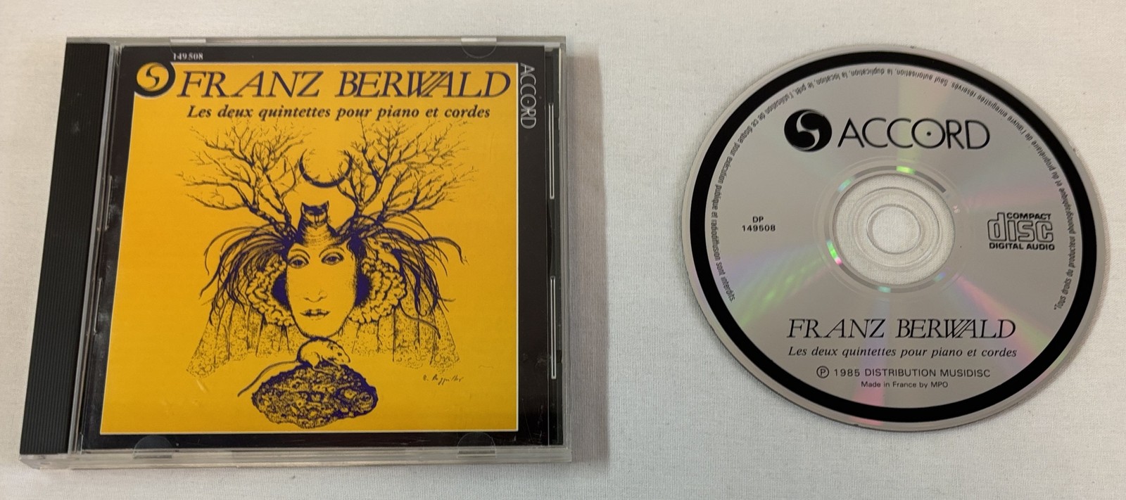 CD ~ FRANZ BERWALD Les deux quintettes pour piano et cordes ~ Quatuor Benthien