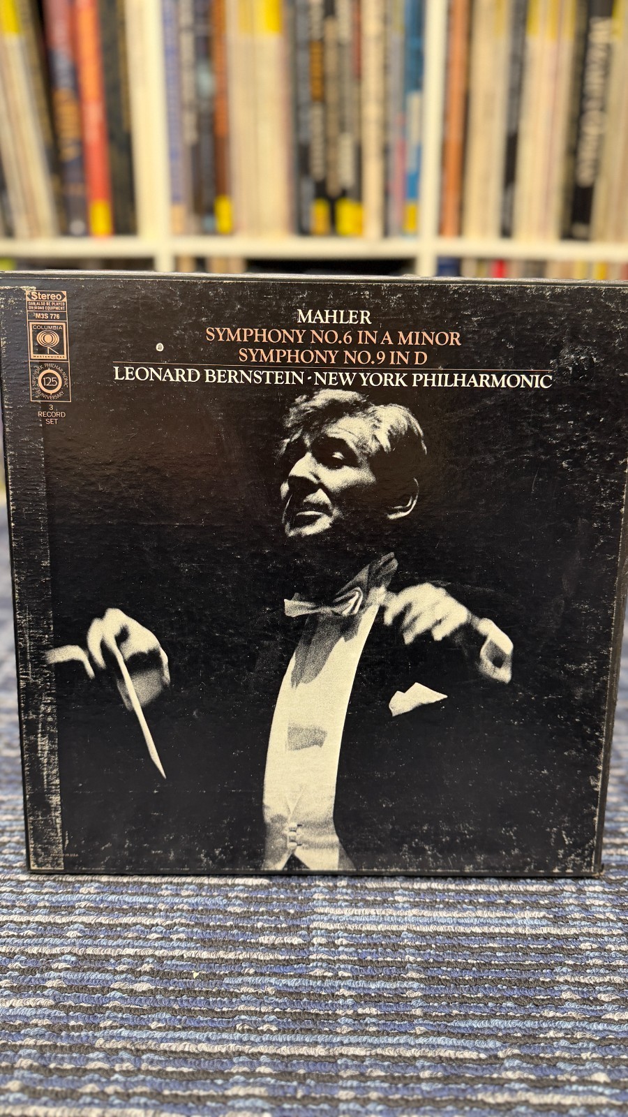 Mahler Symphonies No. 6 & 9 Leonard Bernstein New York Philharmonic 3LP Box