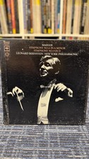 Mahler Symphonies No. 6 & 9 Leonard Bernstein New York Philharmonic 3LP Box picture