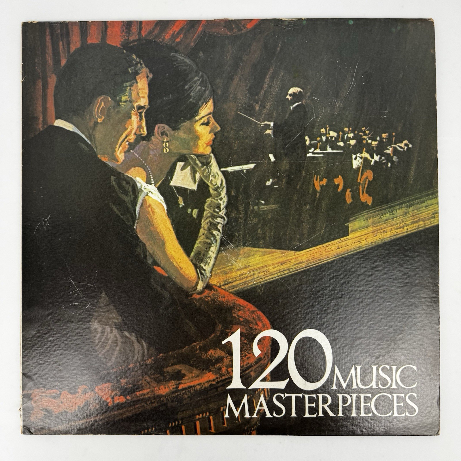 Various – 120 Music Masterpieces 2xLP Record 1986 Realm Classical 33 RPM G+