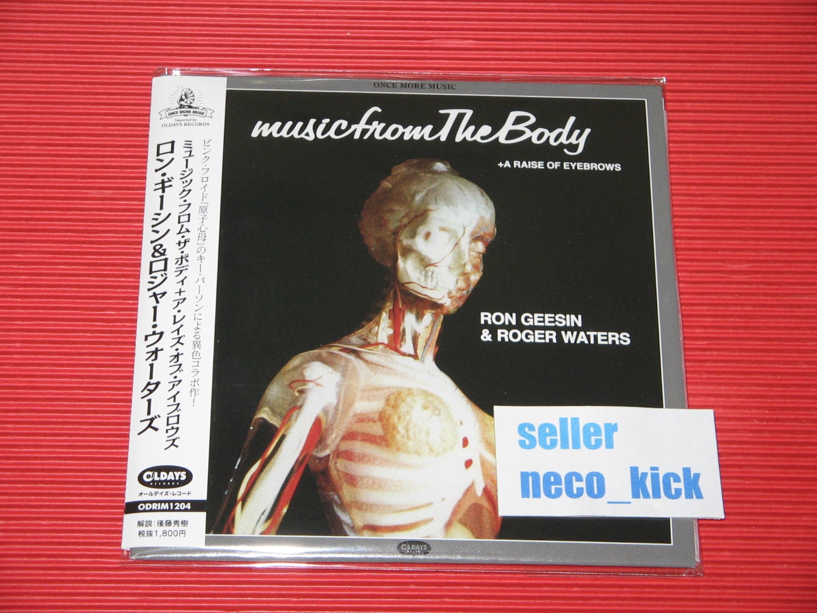 11B RON GEESIN & ROGER WATERS Music From The Body JAPAN MINI LP CD