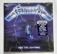 METALLICA Ride The Lightning Remastered Factory Sealed CD Hyper Sticker picture