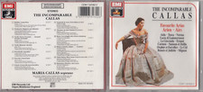 The Incomparable Callas (Favourite Arias) (CD 1989, EMI) EARLY W.GERMANY PRESS picture
