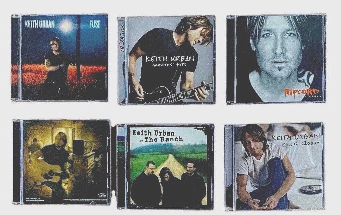 Keith Urban Collection 6 CDs: Ripcord, Closer, The Ranch +3 *Ships Free
